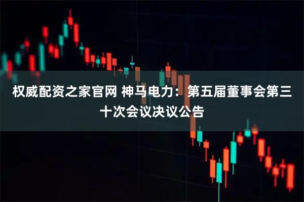 权威配资之家官网 神马电力：第五届董事会第三十次会议决议公告